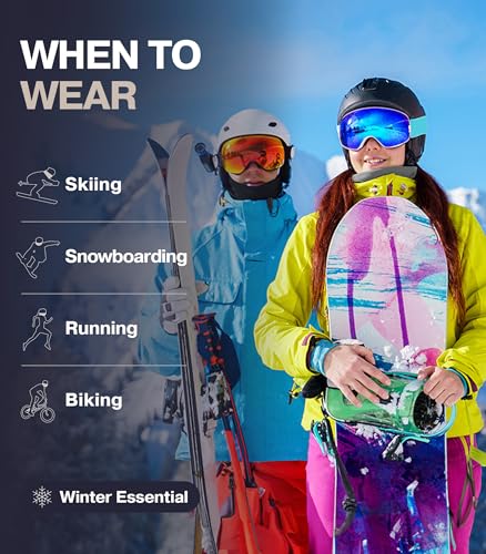 Thermajohn Gola Térmica de Fleece – Protetor de Pescoço Unissex para Homens e Mulheres, Cachecol de