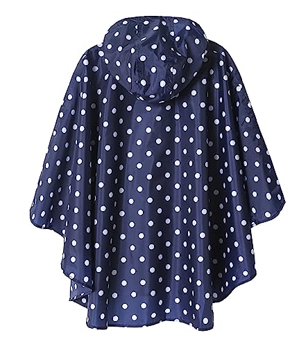 Image of SaphiRose Lightweight Kids Rain Poncho Jacket Waterproof Outwear Rain Coat