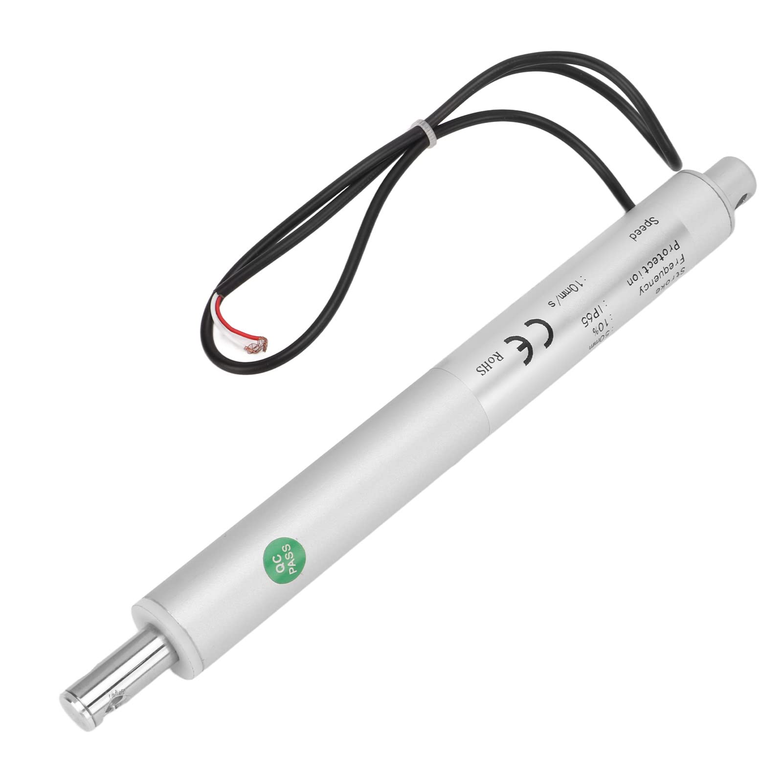 Elektryczny mikro siłownik liniowy DC Mini Typ markera, 50mm Wyścig Wewnętrzny wyłącznik krańcowy do elektrycznego łóżka podnoszącego, stop aluminium (24V)