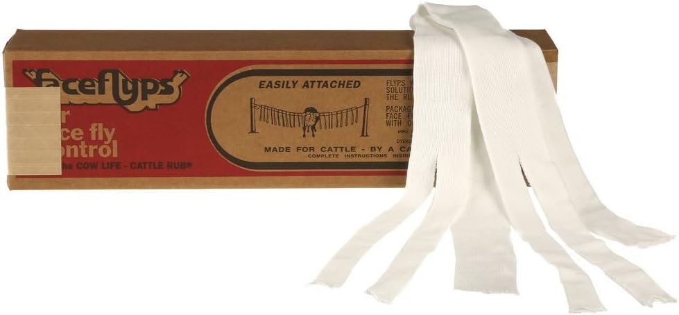 Ph White Face Flyps for Cattle Rub
