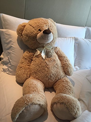 XXL Teddybär 1m Hellbraun Kuschelbär Kuscheltier Stofftier Bär Teddy – Bild 4