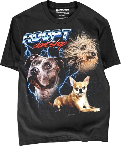 DOG PERSON T-shirts【Black】L Amazon.com: Adopt Don't Shop Black Tshirt for Men Rescue Dog