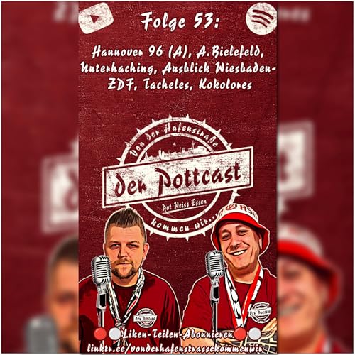 Folge 53: Hannover 96 (A), A.Bielefeld, Unterhaching, Ausblick Aachen- ZDF, Tacheles, Kokolores
