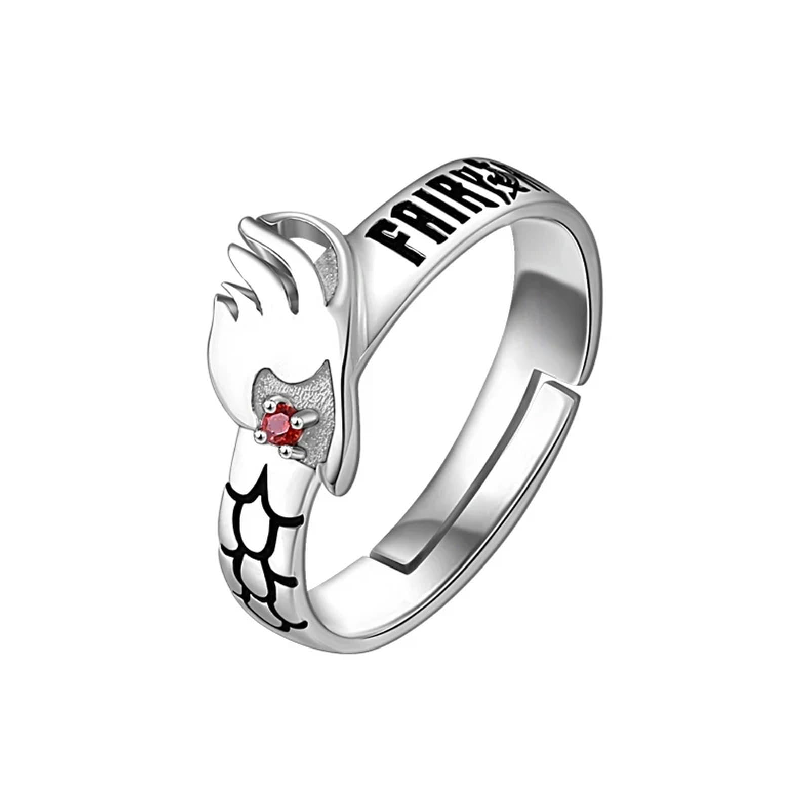 XJruixi Anime Fairy Shape Adjustable Ring For Women Men Jewelry Gifts Cosplay Accessories