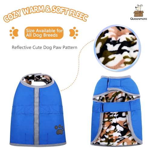 Image of Cold Weather Dog Coats Loft Reversible Winter Fleece Dog Vest Waterproof Pet Jacket Available in Extra Small, Small, Medium, Large Extra Large Sizes