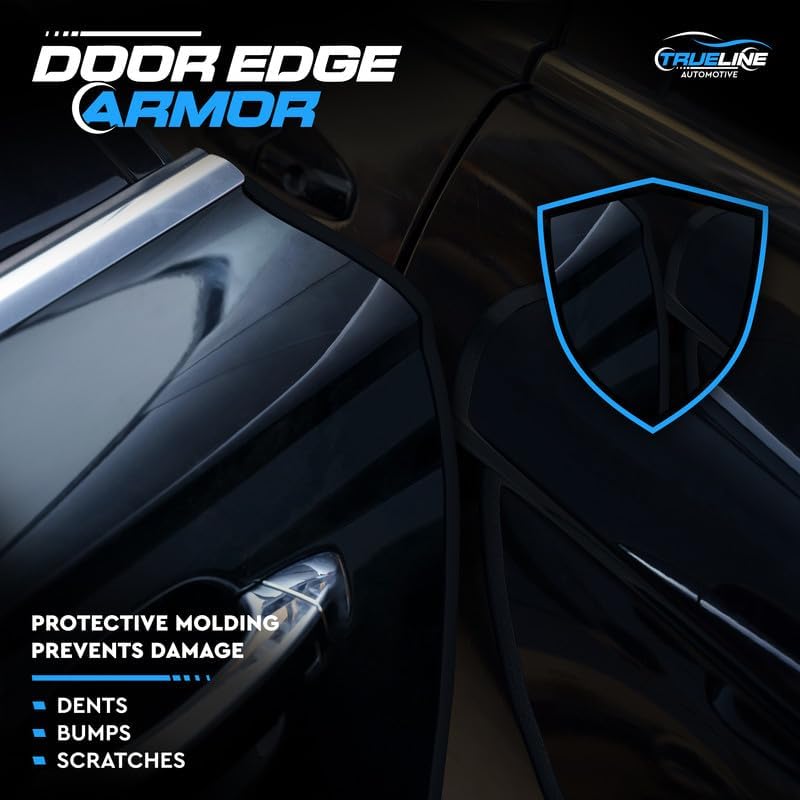 Miniatura 2 de Lámina de puerta negra con forma de L Kit de moldeo con cinta 3M, Negro