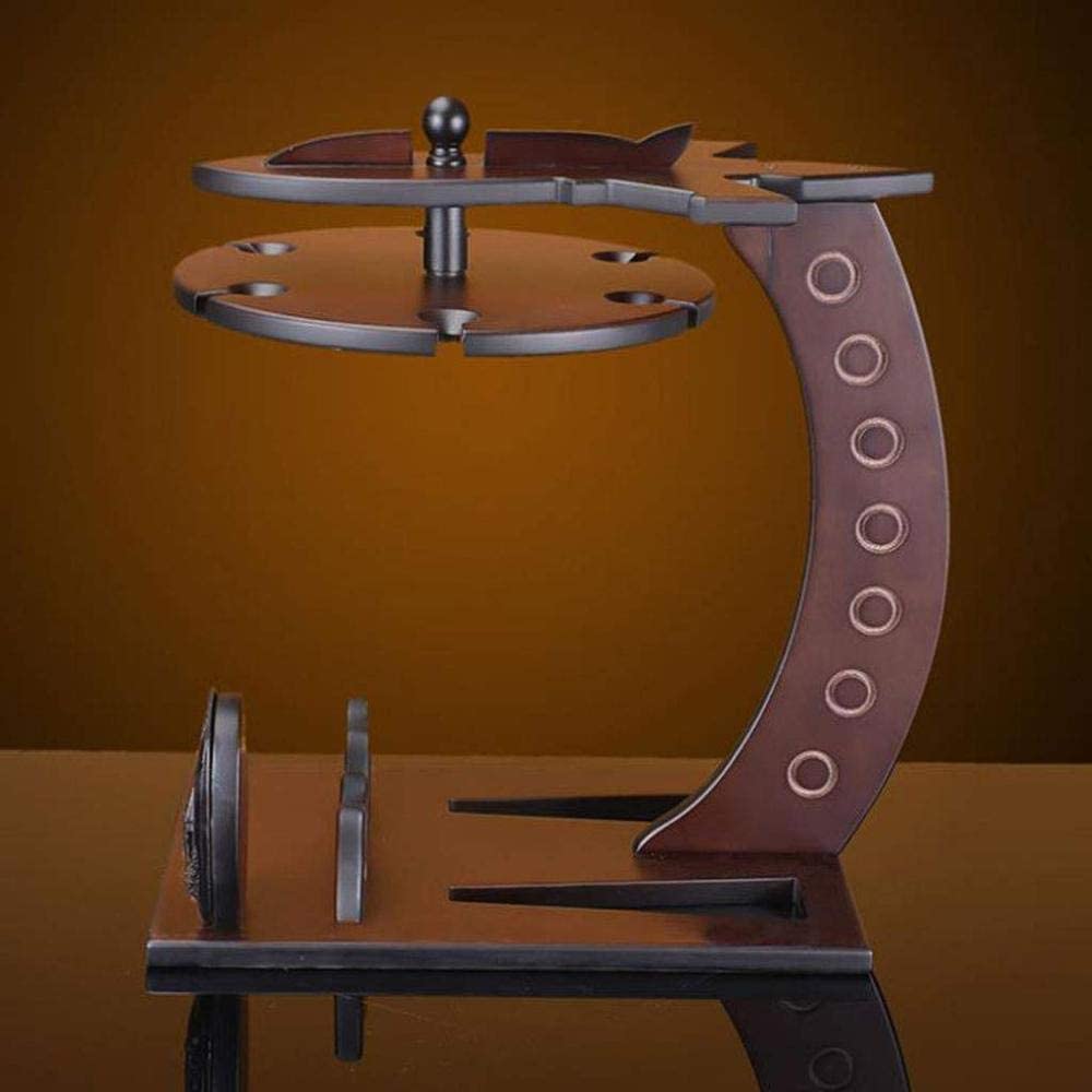 Estante para vinos de mesa Estante para vinos de mesa Estantes para vinos Mostrador - Soporte para copas de vino invertido Puede contener 2 botellas de vino tinto y 6 copas Visión esperanzadora La
