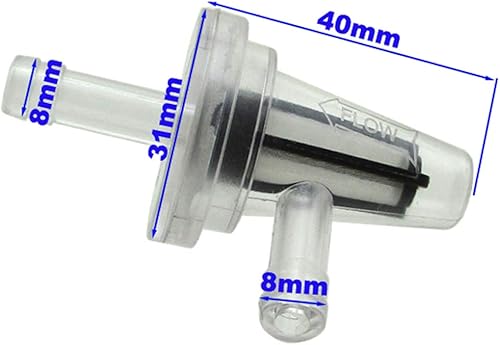 Miniatura 2 de TC-Motor Filtro de combustible de gas para 14 "516" manguera para HondaYamahaSuzukiATV Quad UTV Dirt Bike Scooter Moto de nieve Go Kart Mini