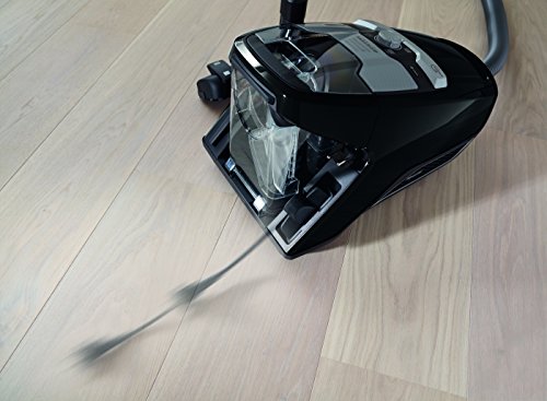 Image of Miele Blizzard CX1 Electro & Bagless Canister Vacuum, Obsidian Black
