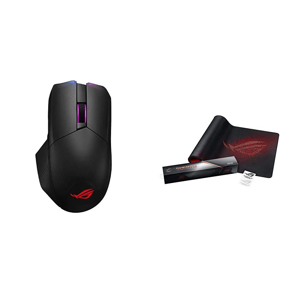 Amazon.co.jp: ASUS RGBワイヤレスゲーミングマウス P704 ROG CHAKRAM 
