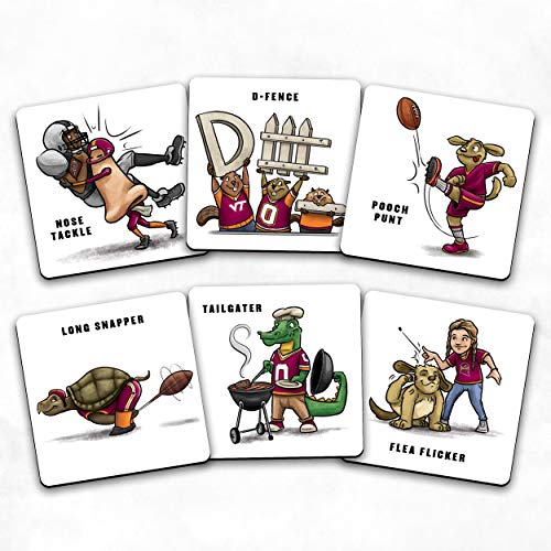 Image of YouTheFan NCAA Officially-Licensed Memory Match Game - Humorous, Team-Specific, Original Hand-Drawn Artwork, Fun for the Whole Family, for Fans Young and Old