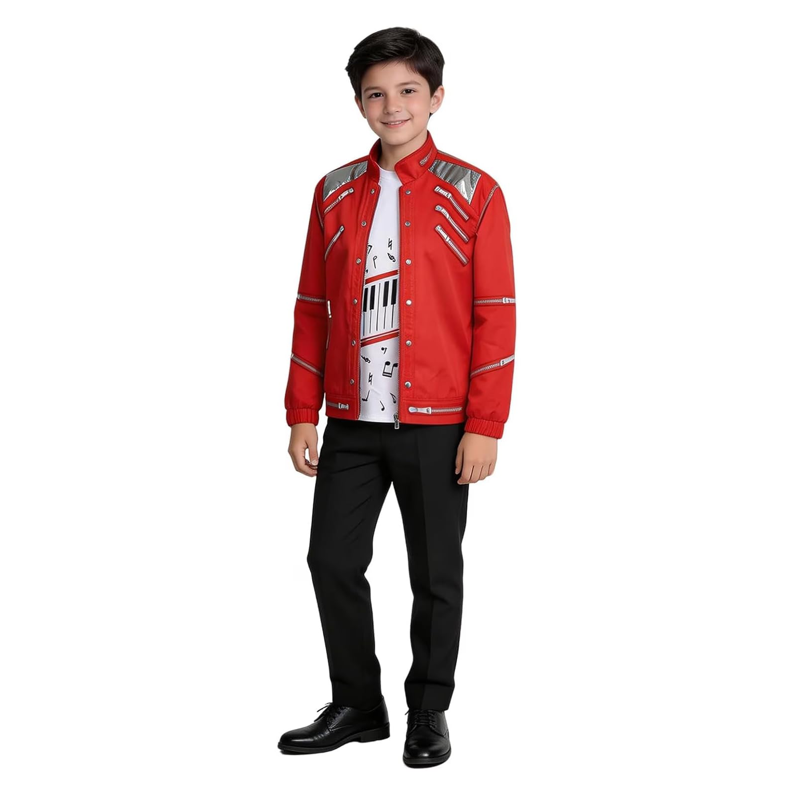 Michael Costume Accessories MJ Merch 80s Dancer Fancy Dress Sets for Party