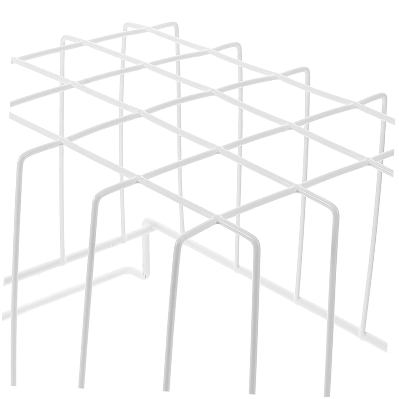 Garneck Organizador de Estantes para Congelador Cesta Colgante 35x22x20 Cm Hierro Rejilla Ventilada Almacenamiento Doméstico y Comercial