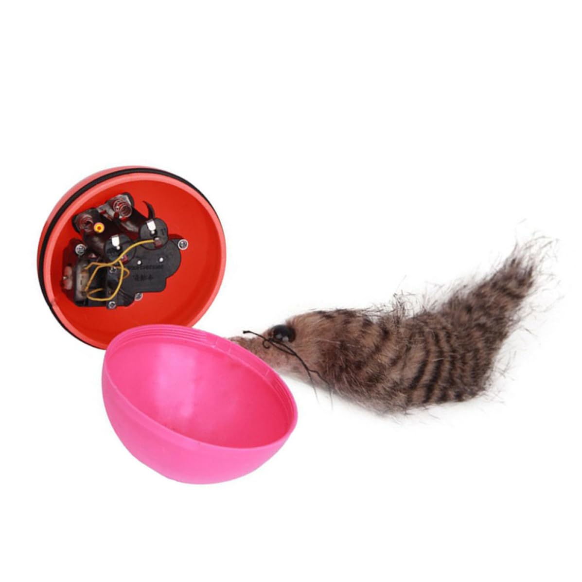 Pelota eléctrica ligera para perros y gatos ideal para juego recreativo interactivo en el salón