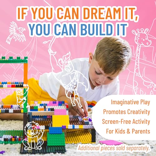 Image of Strictly Briks Classic Bricks Starter Kit, Gray, 144 Pieces, 1x4 Inches, Building Creative Play Set for Ages 3 and Up, 100% Compatible with All Major Brick Brands