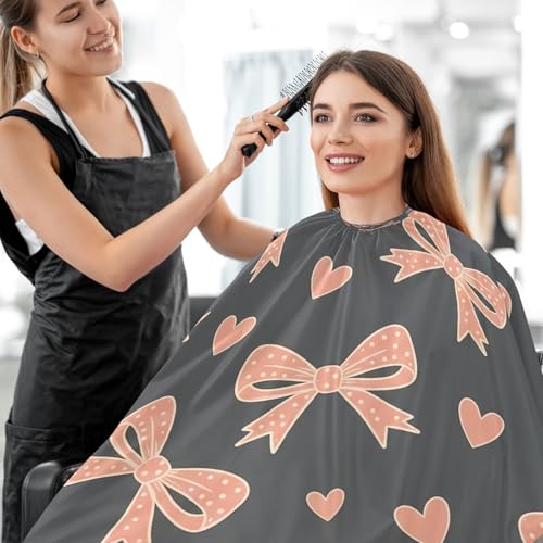 Capa impermeable profesional de corte de cabello con cierre de broche ajustable MAOBLYR miniatura 7