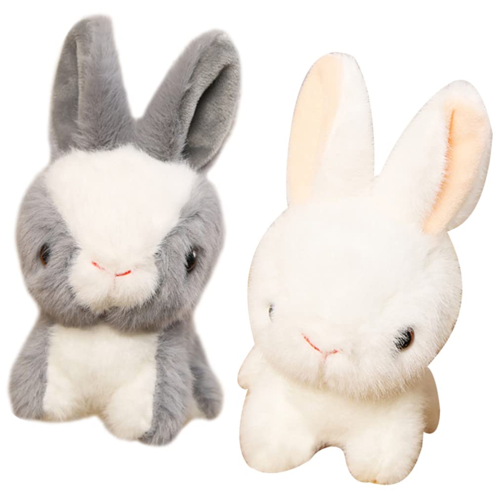Amazon｜Toyvian 2個 ウサギのペンダント ぬいぐるみバニー人形 ソフト 