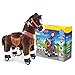 Smart Gear PonyCycle Ride On Chocolate Brown Horse 3-5 Years Small - The Worlds First Simulated Riding Toy Using The Child's own Power - No Batteries. No Electric. Just Fun!