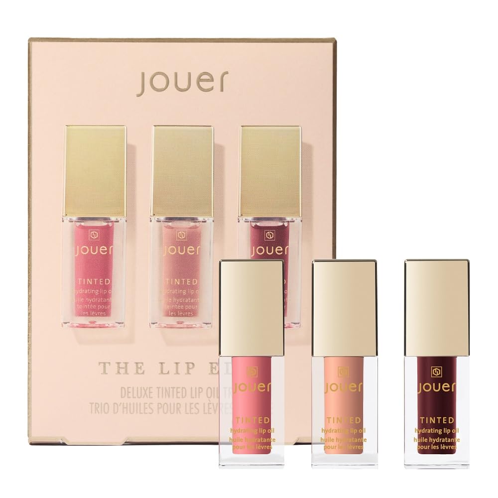Amazon.com : Jouer The Lip Edit Deluxe Tinted Lip Oil Trio