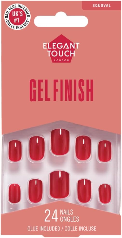 Elegant Touch Core Colour Nails Rich Red