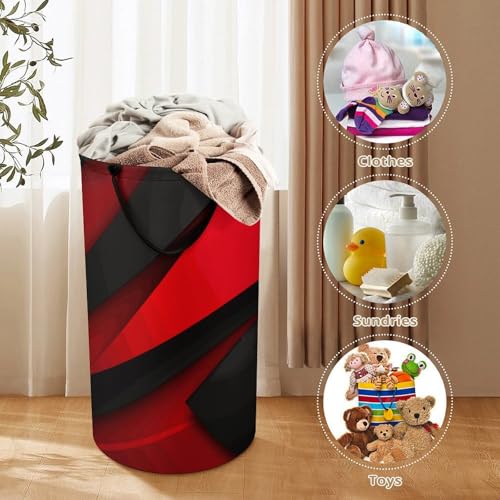 Panier à linge étanche grand modèle durable avec poignées solides