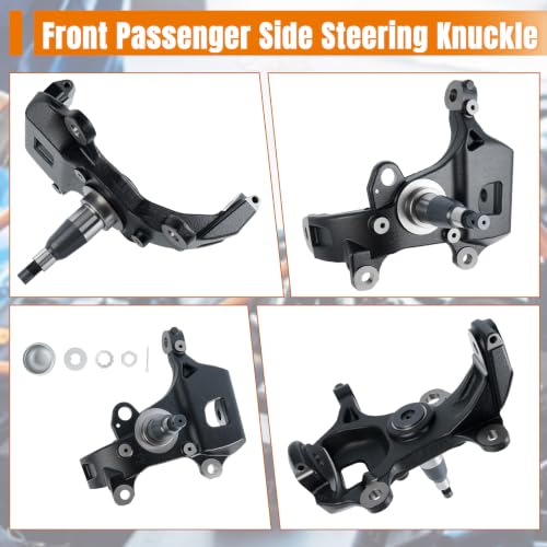 698-196 Front Right Side Steering Knuckle for 1997-2004 Ford Lincoln 2WD by Seaforie - Used condition - Image 5