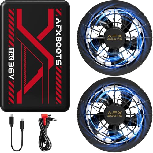 健康用品 【新品・未使用】 LABEWVI 48V 空調服ファンバッテリーセット