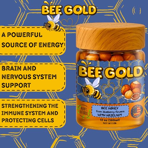 Miel Gourmet con Avellanas Bee Gold 12 oz miniatura 3