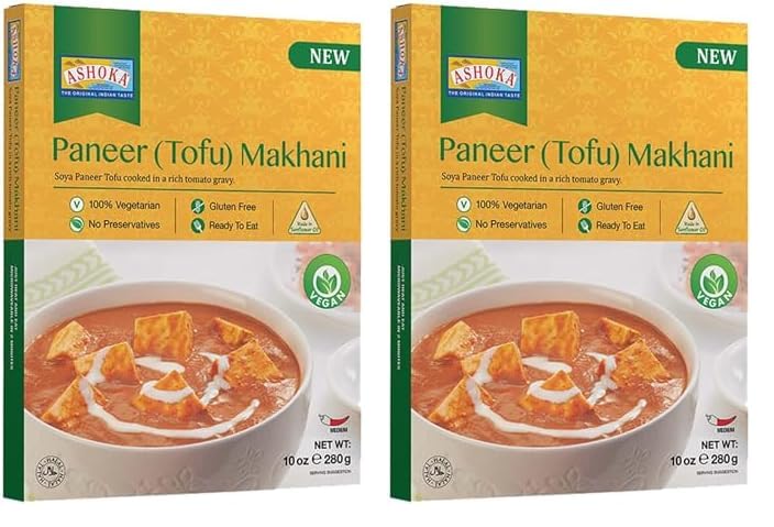 ASHOKA - Paneer Makhani Instantáneo - 1 X 280 GR (Paquete de 2)