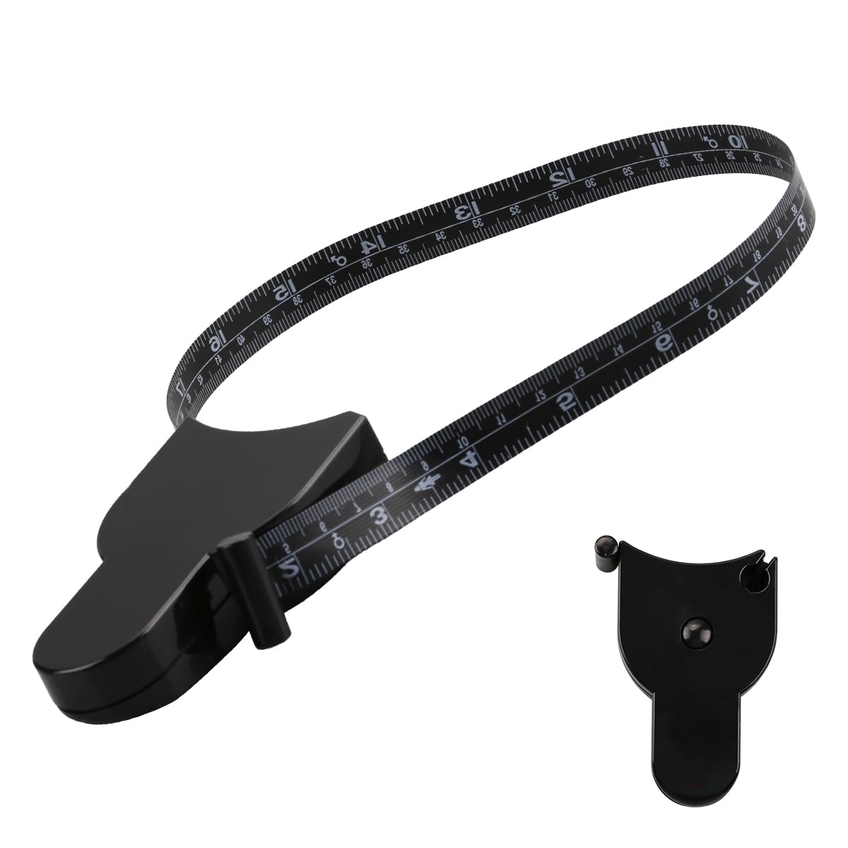Tabanzhe Cinta métrica corporal – Cinta métrica automática con botón de retracción y sistema de pasador de bloqueo para mediciones precisas de cintura, brasier y caderas