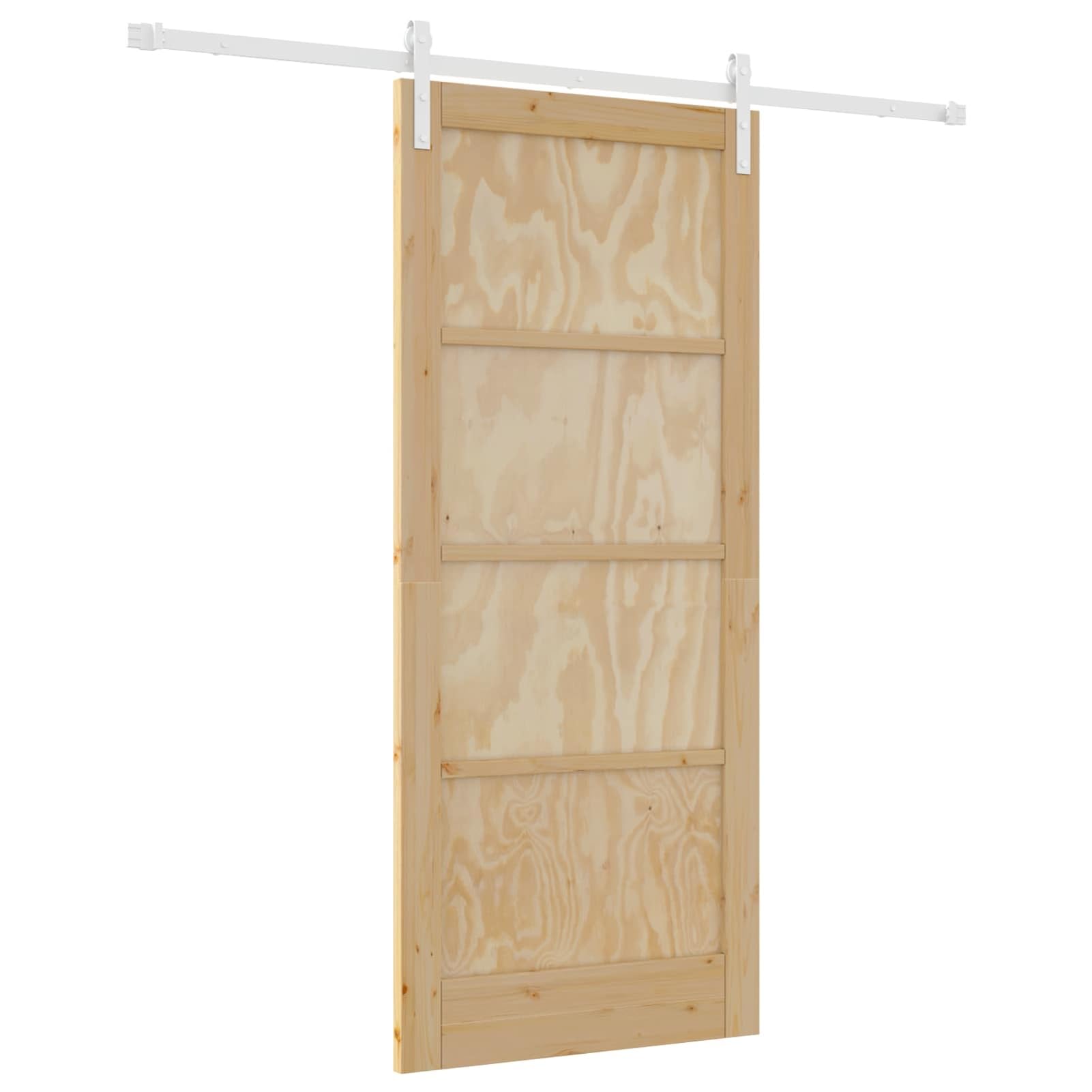 Schiebetür Kiefernholz 198,5x86cm Innenraum Leises Gleiten