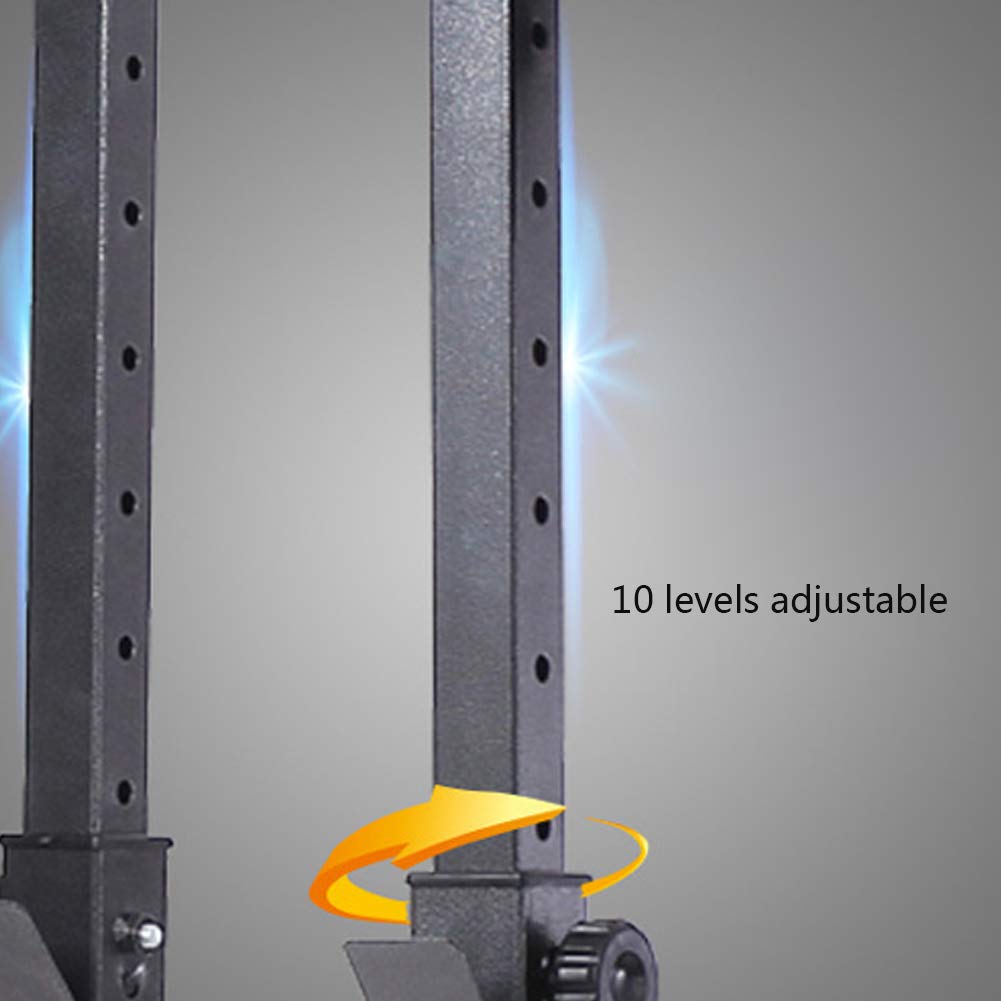 Rack da Squat Regolabili, Pesistica Multifunzione Casa Portatile, Allenamento della Forza Rack per Bilanciere Fitness