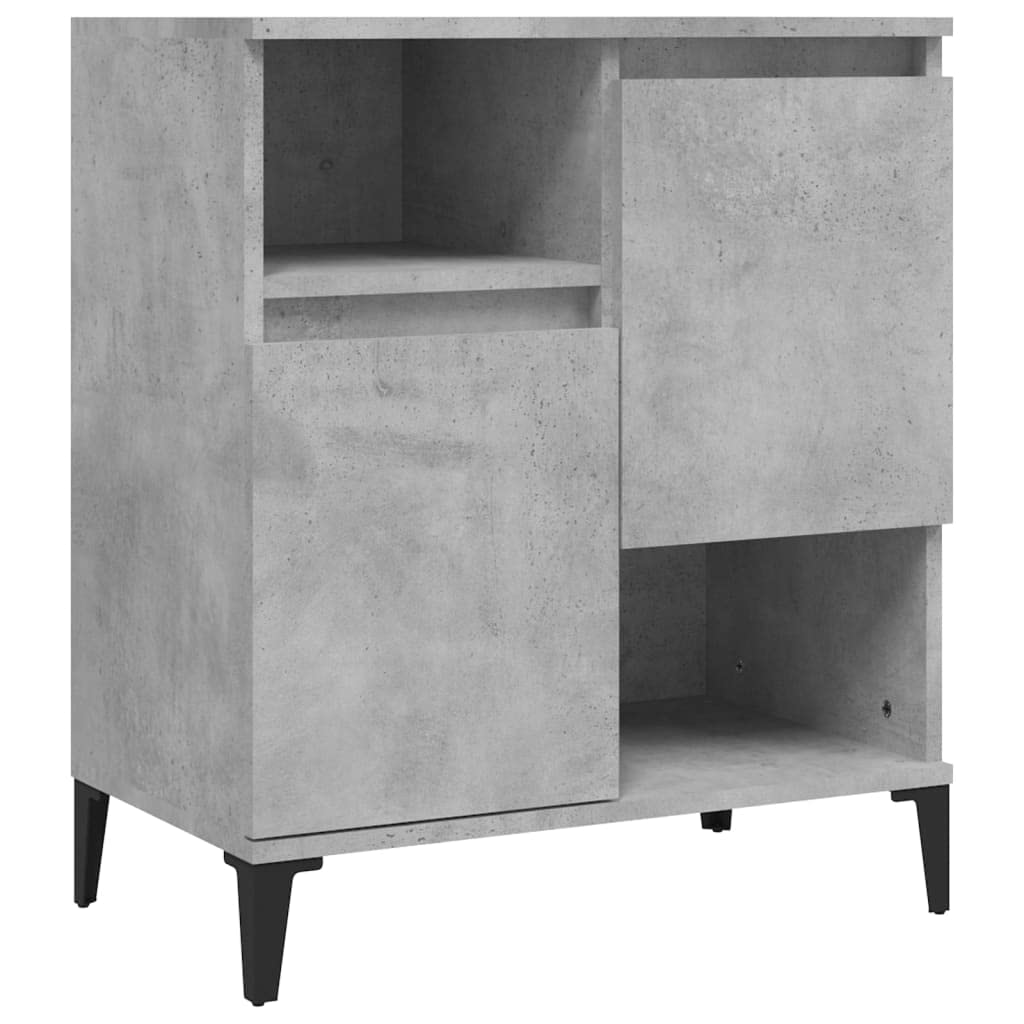 Vidaxl (Concrete Grey) Sideboard Cabinet Cupboard Highboard Home Organiser Engineered Wood