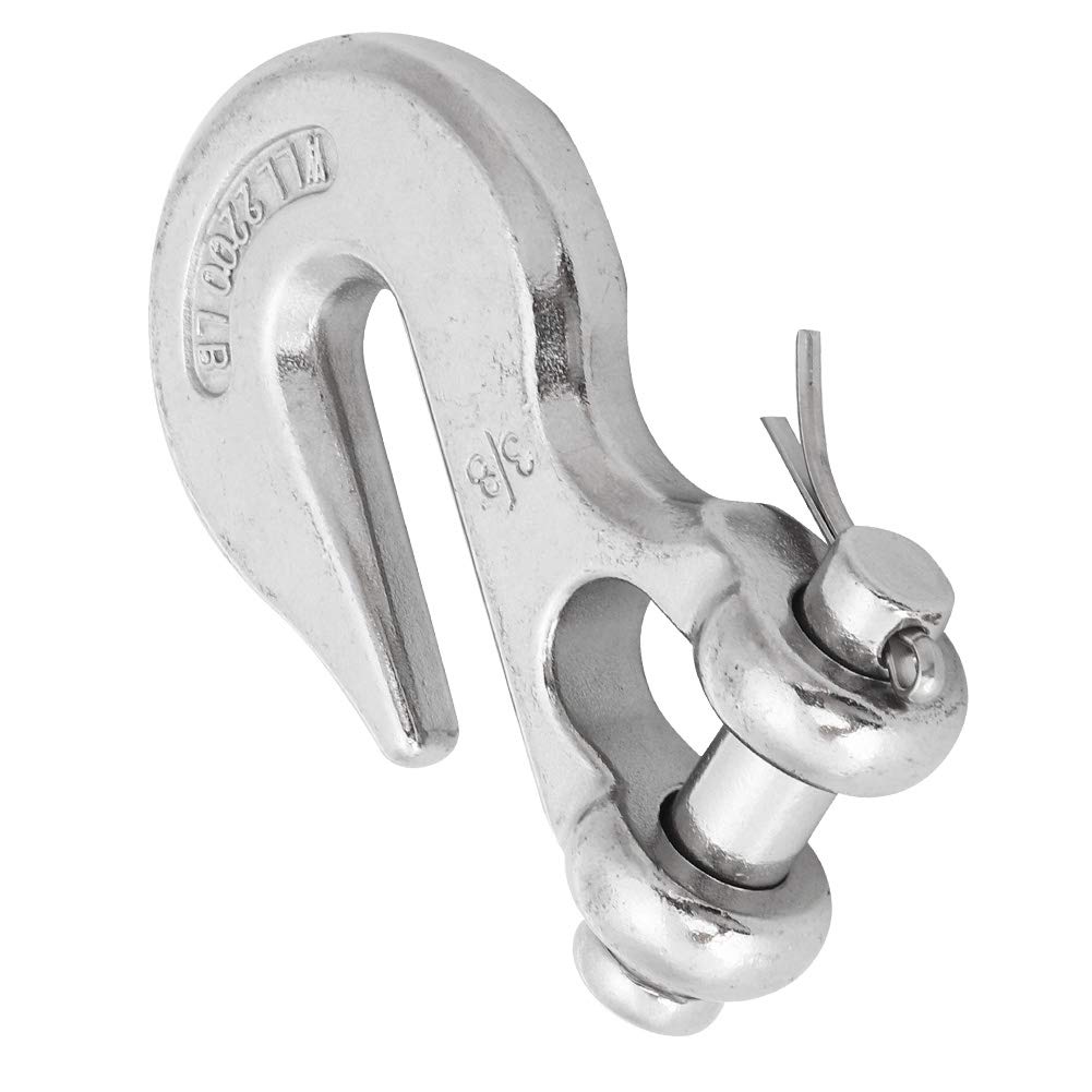 Ganci a scatto in acciaio inossidabile pesante forti per il sollevamento di kayak in barca (3/8 ")