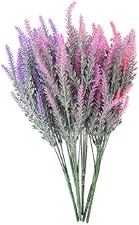 TOYANDONA 6PCS Artificial Lavender Flowers String Hanging Wisteria Vine Fake Lavender Vines Plant Wedding Hanging Flower For Wedding Party Centerpiece Decor