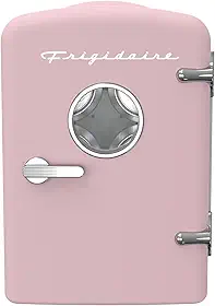 Frigidaire - Mini geladeira pessoal retrô portátil para carro, escritório, quarto, dormitório ou cabine, sem freon, 30 cm P x 18 cm L x