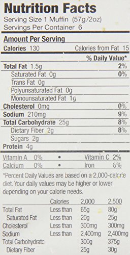 Rudi's Organic Multigrain English Muffins With Flaxseed, 6 Count (Frozen) #TOP3