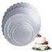 XOYTCVSYFS8, 4 Piezas Plato Para Tartas De Carton 2 mm De Grosor- 20cm, 23cm, 26cm, 30cm Base Redonda De Cartón Para Tartas Tablero Bandeja Pastel Decorativo Para Tartas Para Apilar Tartas Y Pasteles