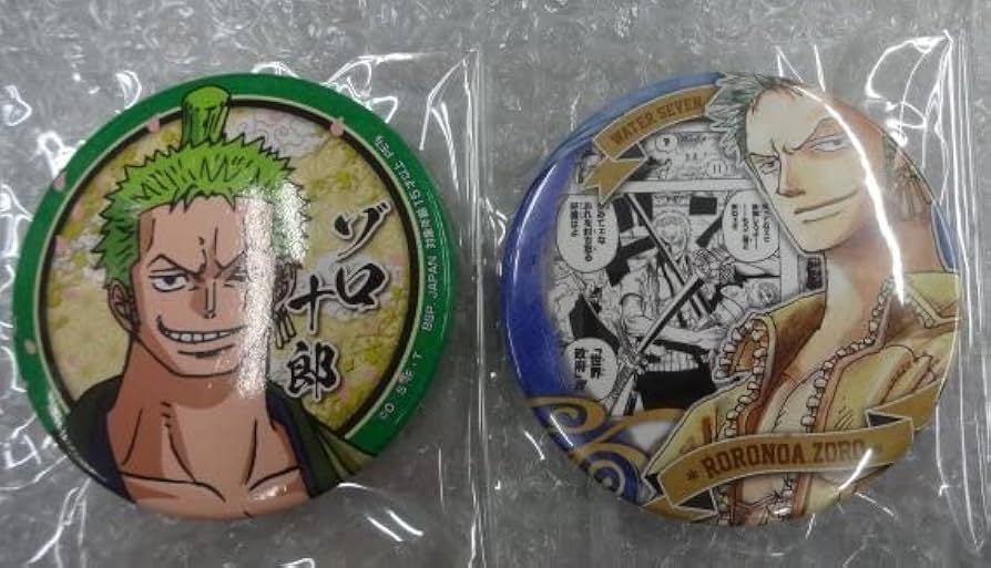 ワンピース ゾロ缶バッジセット