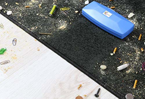 Crumpy Krümelbürste Tischroller Handstaubsauger für Auto Caravan Zuhause (Blau)