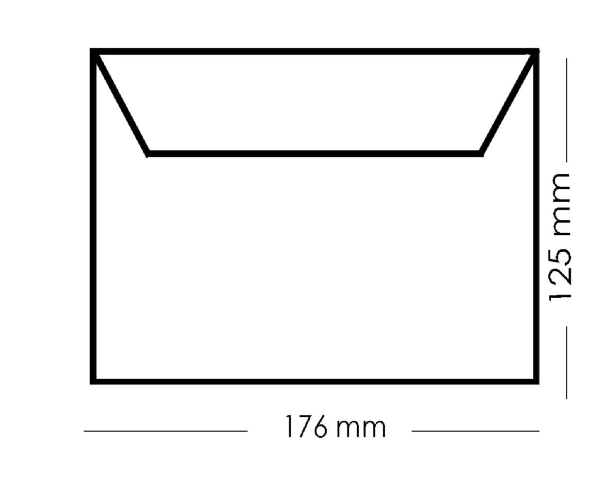 200 buste per lettere, formato B6 – (125 x 176 mm), carta da 120 g, perfette per le occasioni speciali in cammello