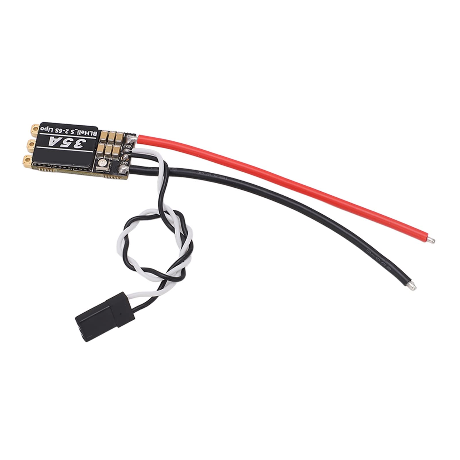 Czarny bezszczotkowy elektroniczny regulator prędkości RGB LED Wysoka prędkość kontrolująca Odporny na zakłócenia Bezszczotkowy ESC 35A