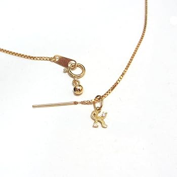 Amazon | 【スライドピン式】K18 18金イエローゴールド ベネチアン