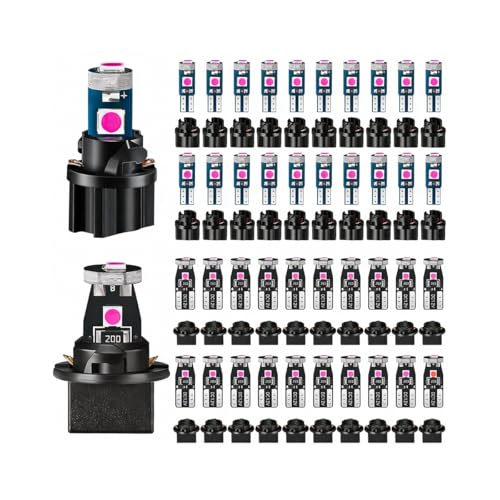 40 focos LED T10 y T5 para auto con sockets giratorios