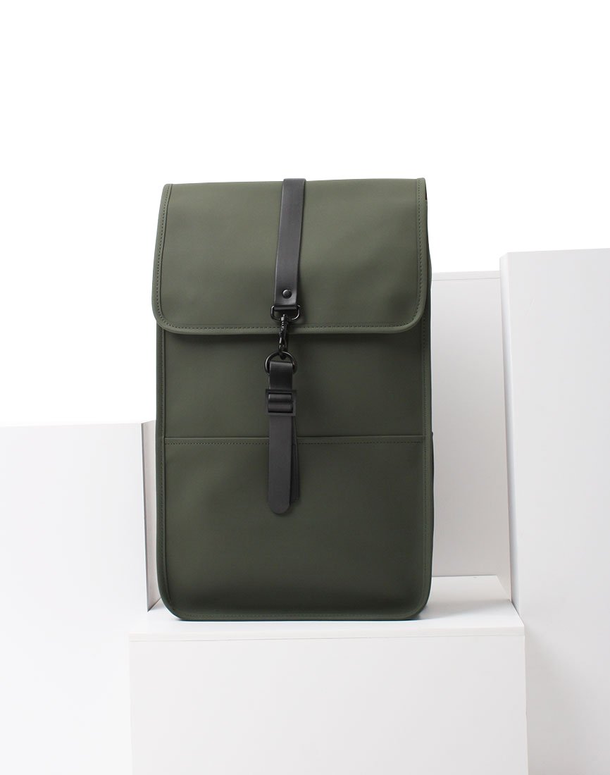 Rains Backpack Mochila, Unisex Adultos, Verde (Green)