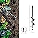 DOKOLES Garden Auger Drill Bit for Planting 1.6x9in, Ground Earth Spiral Auger Drill for 3/8