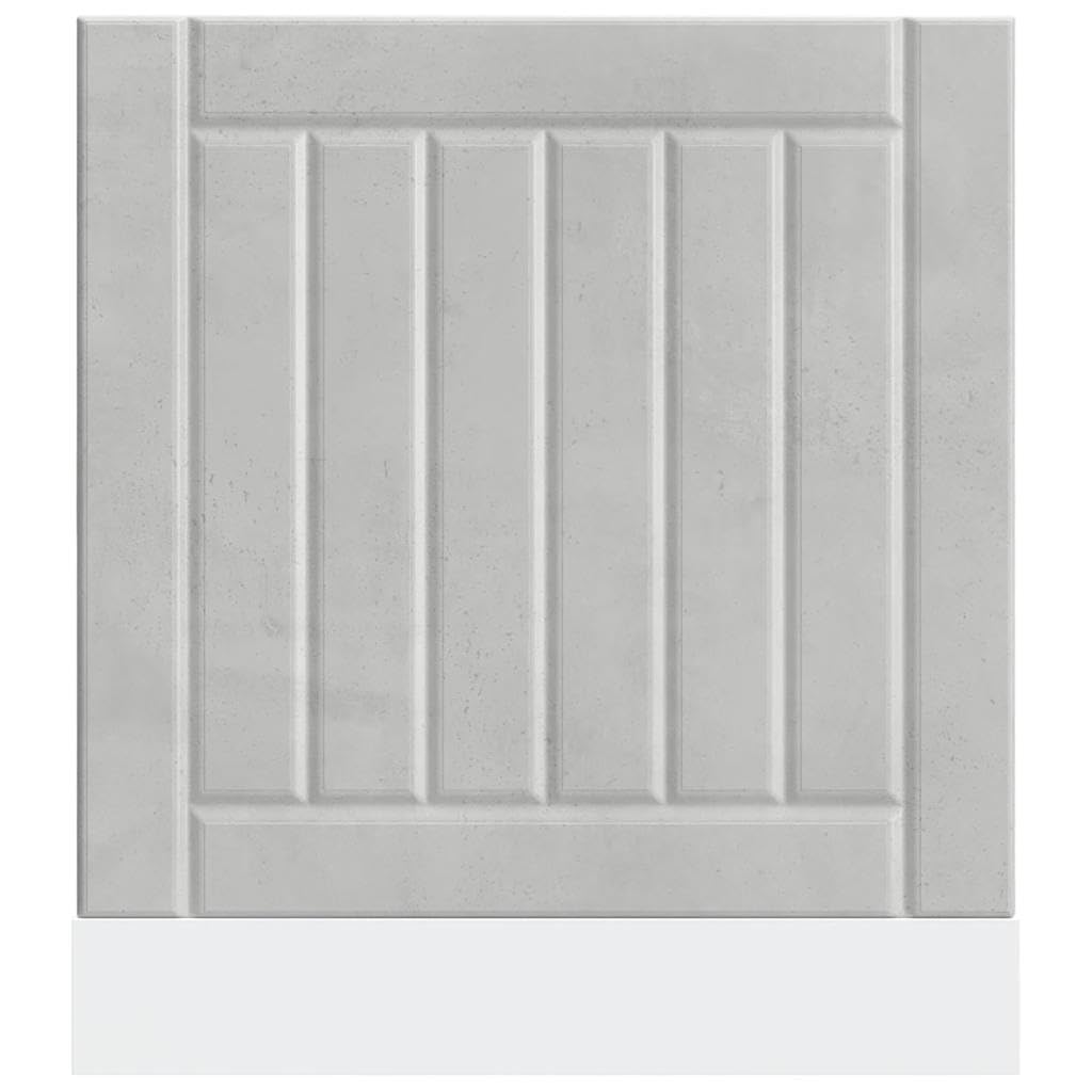 Lucca - Tapa para lavavajillas (60 x 1,5 x 67 cm), color gris