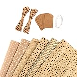 Miletine Papier kraft marron, papier d'emballage kraft, idéal pour l'emballage de cadeaux, la postal, l'emballage, l'expédition, le revêtement de sol, les colis, les chemins de table