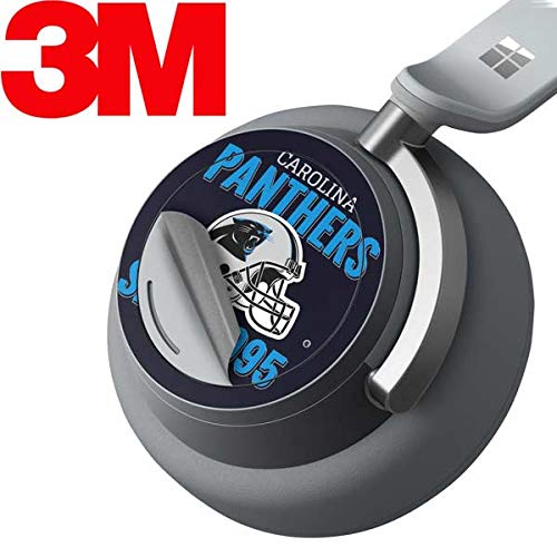 Skinit Decal Audio Skin Compatible with Surface Headphones - Officially Licensed NFL Carolina Panthers Helmet Design