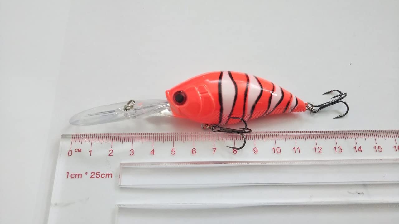 Amazon.co.jp: ディープクランク 5色 セット 20g 12cm 深度3m